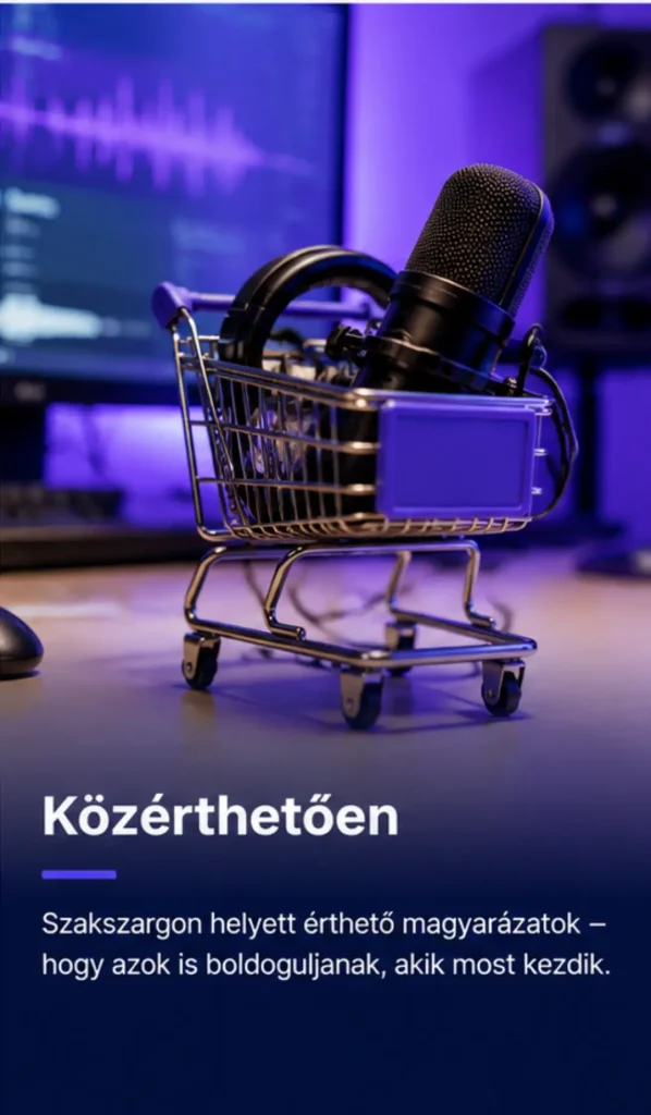 Mikrofon és fejhallgató kiválasztása kezdőknek, közérthető magyarázattal